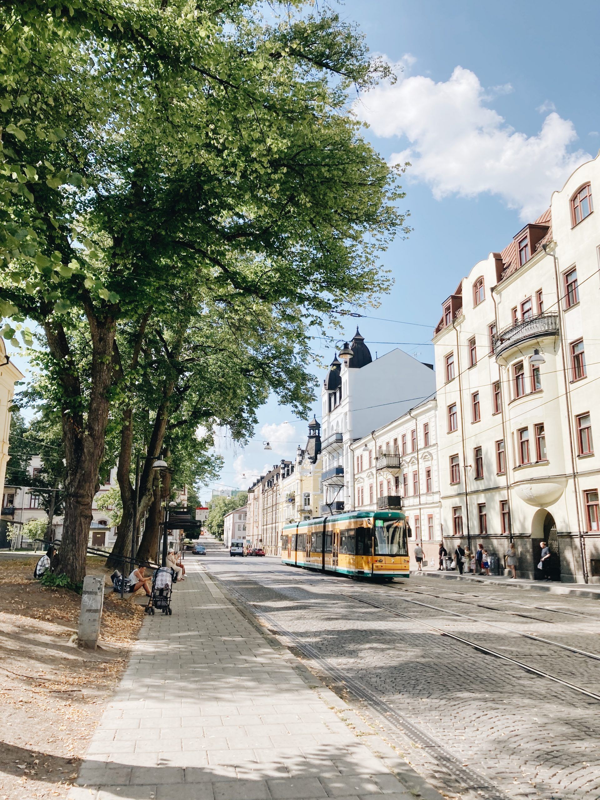 picture of tram in Norrköping