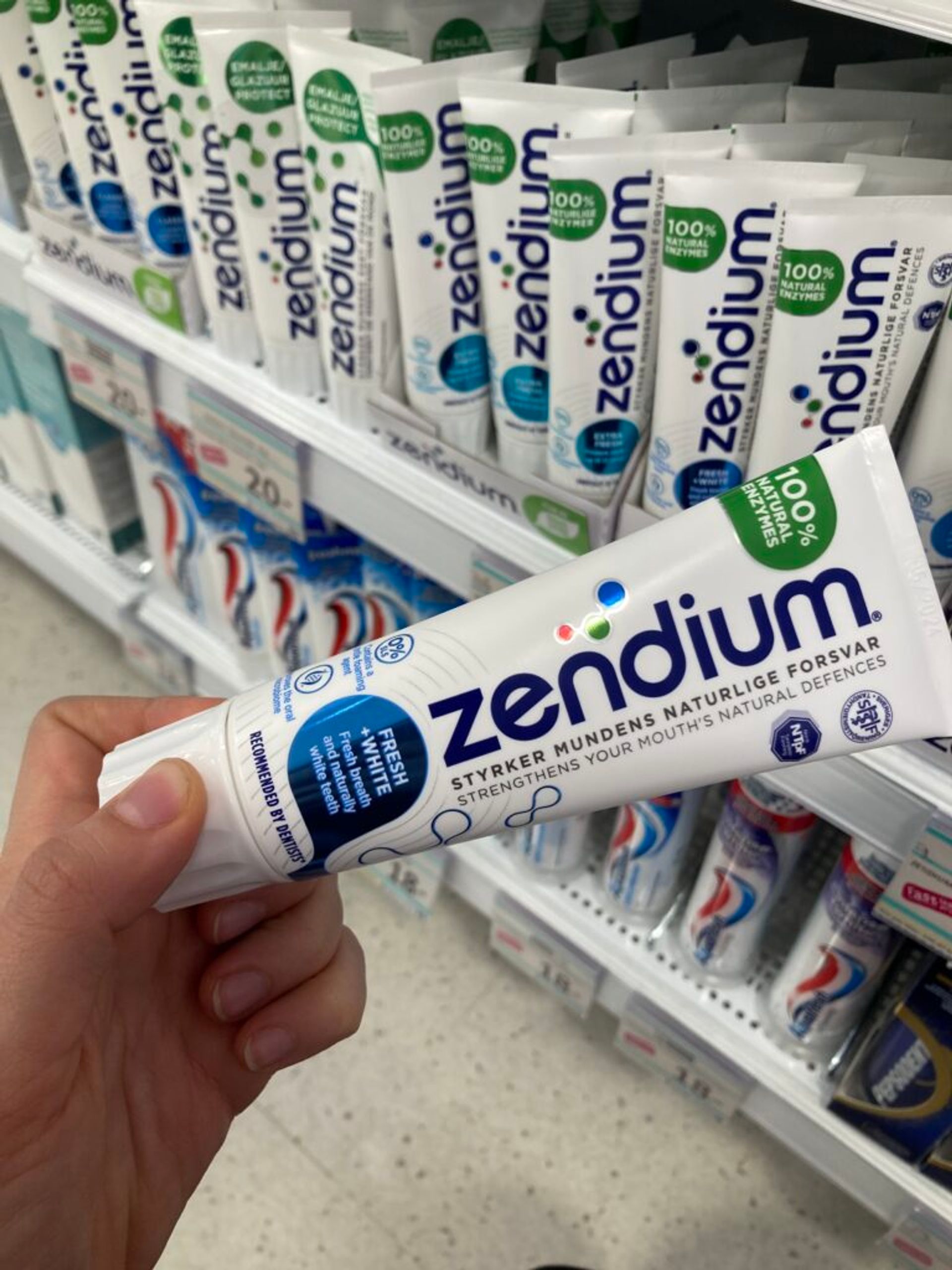 Zendium toothpaste