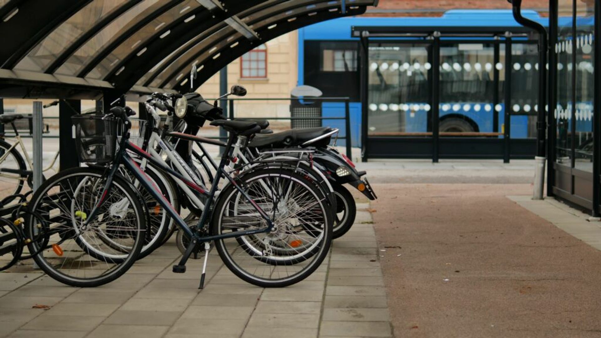 Bicycles at the main station.