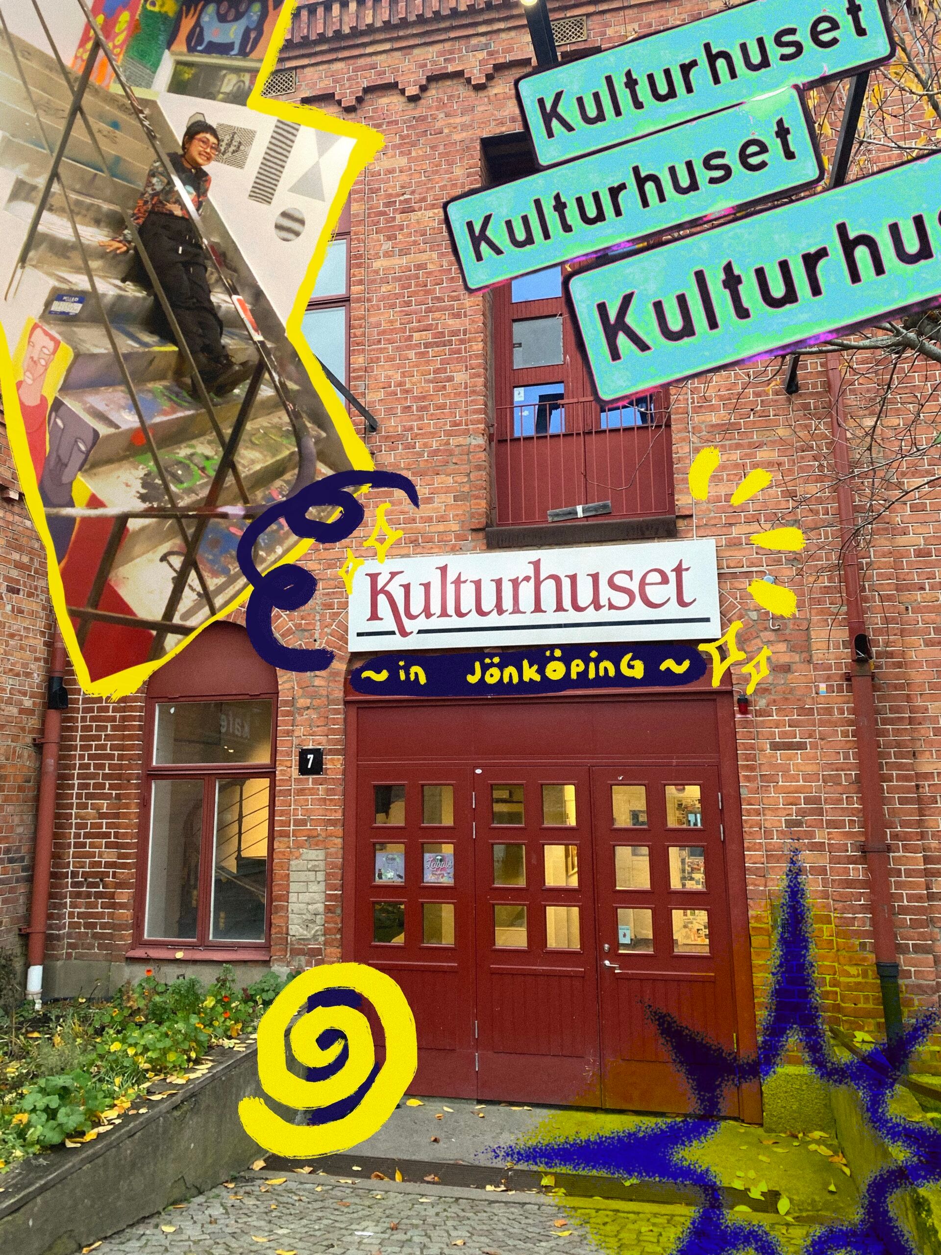 Kulturhuset as an art and culture centre for Swedish and international students in most cities and get engaged with local communities