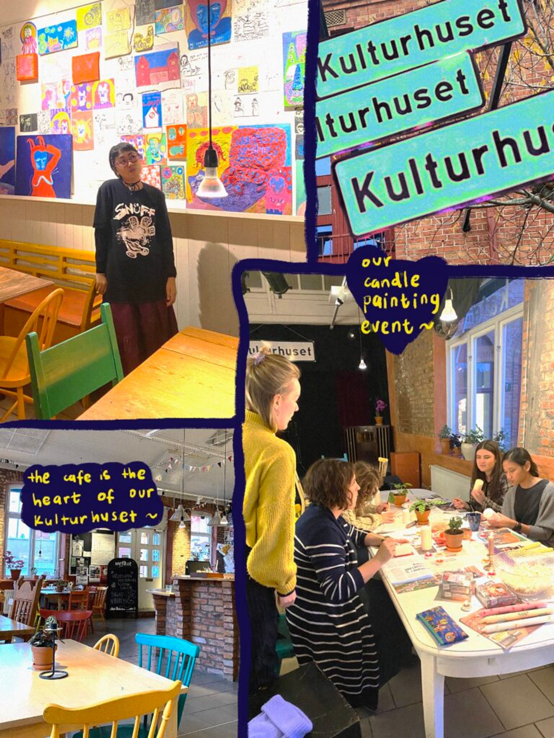 Activities and events, both art and cultural in Kulturhuset Jönköping for international students