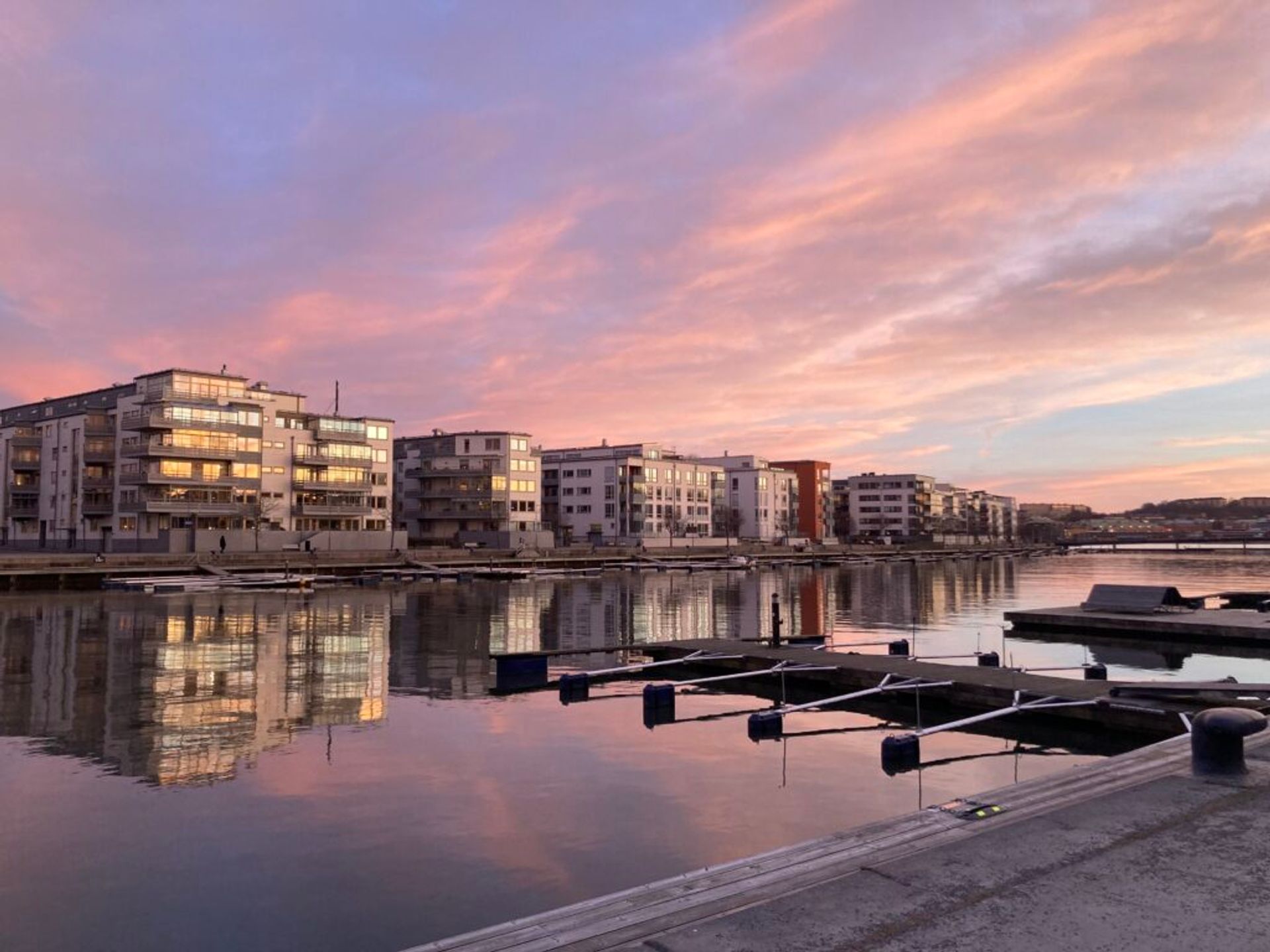 Sunset at Lindholmen