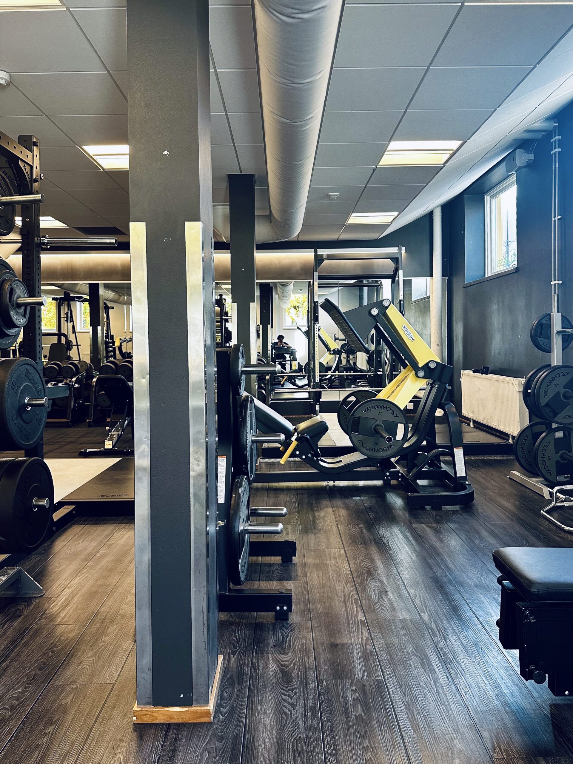 an interior of a gym